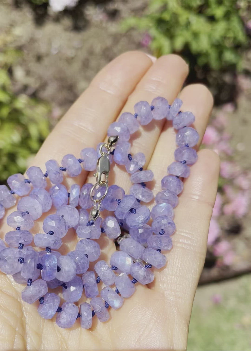 Very Periwinkle moonstone Necklace