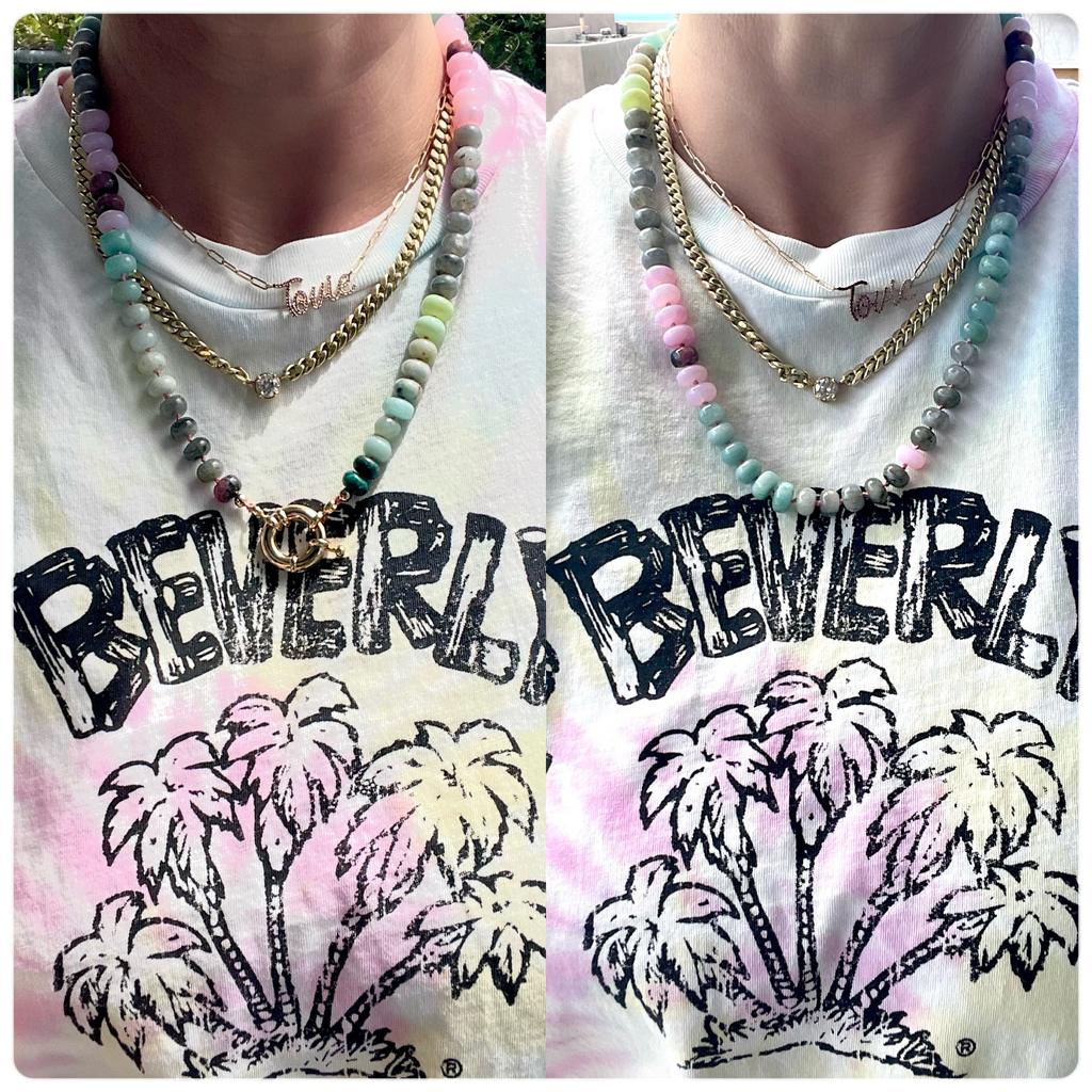 Sagebrush gemstone necklace