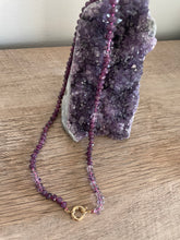 Load image into Gallery viewer, “Sangria” sapphire necklace
