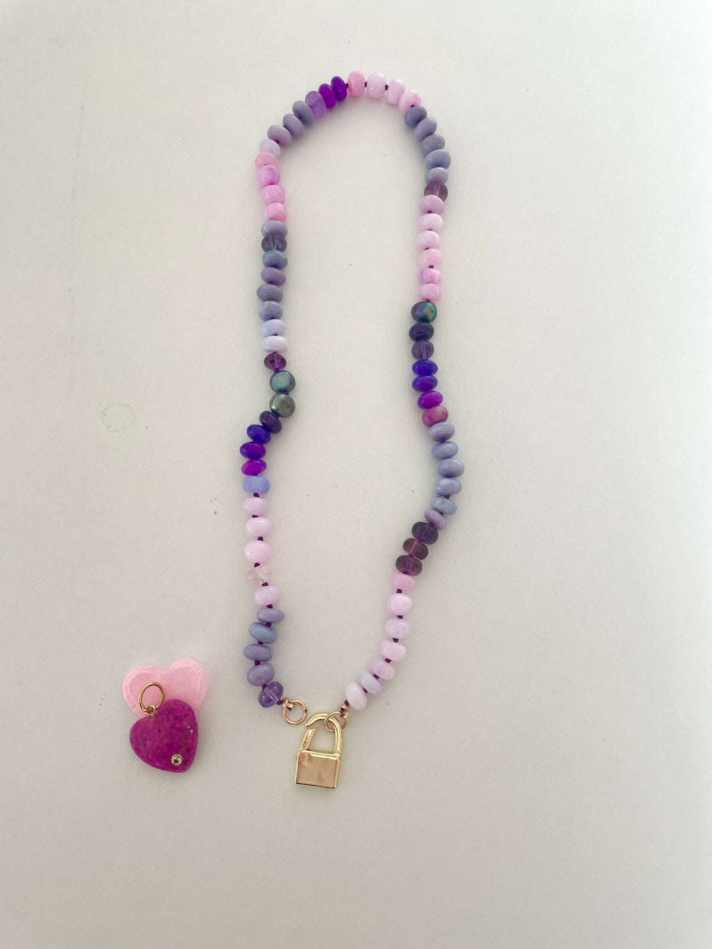 Wild Berry gemstone necklace