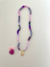 Load image into Gallery viewer, Wild Berry gemstone necklace
