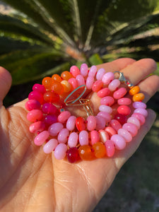 Hot tropics gemstone necklace