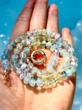 Load image into Gallery viewer, “Mayim”Aquamarine gemstone necklace
