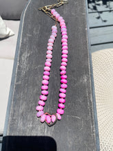 Load image into Gallery viewer, Perfectly pink opal necklace
