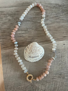 Moonstone beach necklace