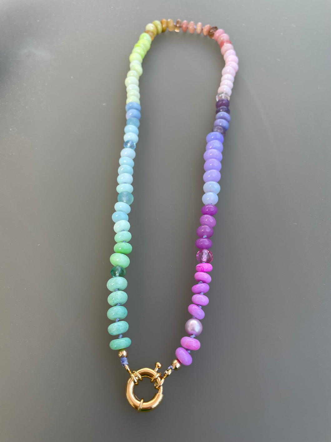 Roma gemstone necklace