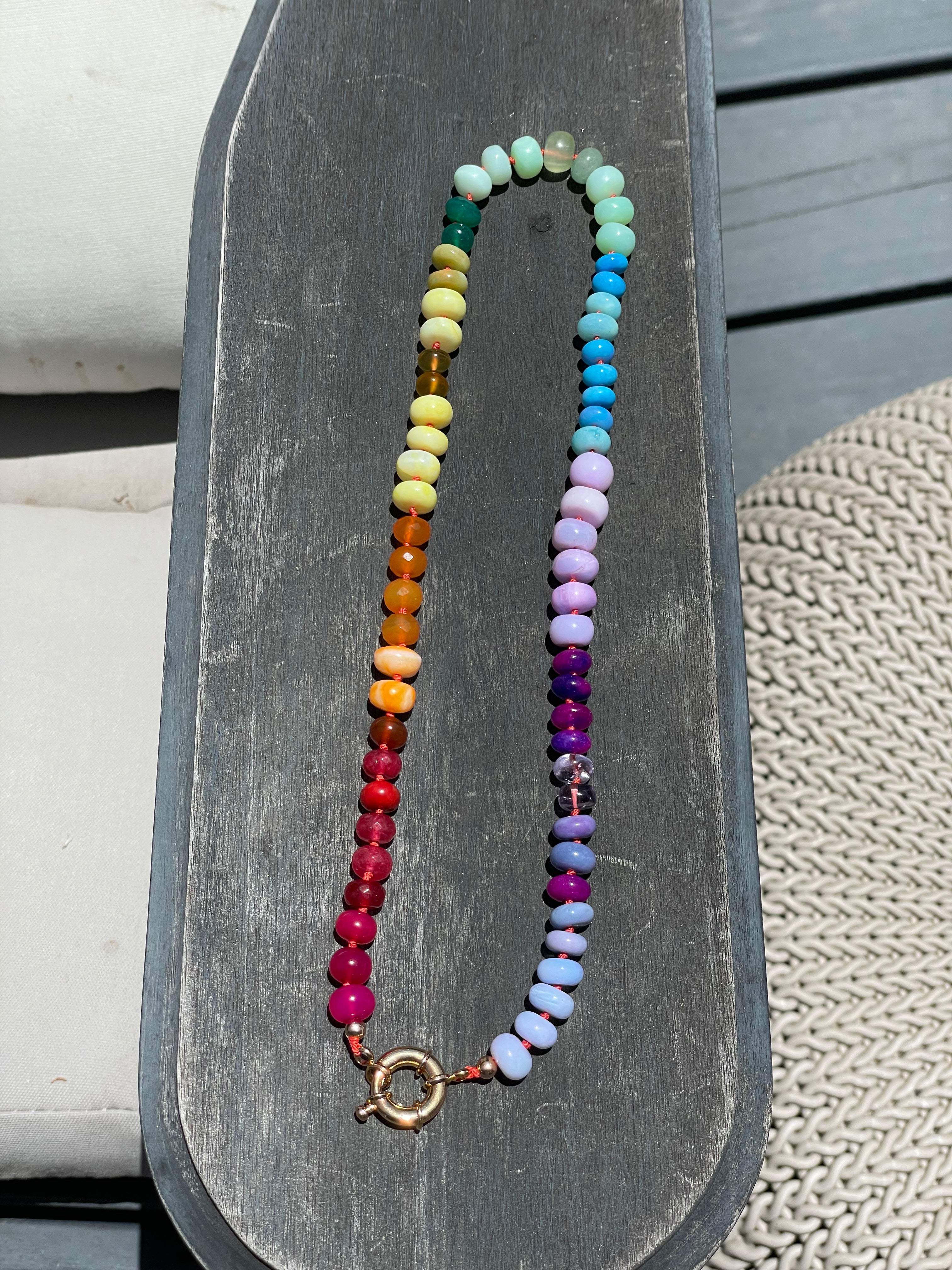 ROYGBIV summer gemstone rainbow