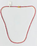 Natural Ruby tennis necklace