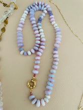 Load image into Gallery viewer, Purple-icious ombré opal necklace
