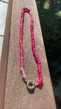 Load image into Gallery viewer, Pomegranate gemstone necklace
