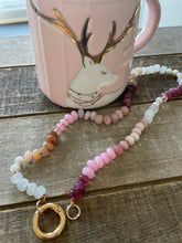 Load image into Gallery viewer, Malibu reindeer gemstone necklace
