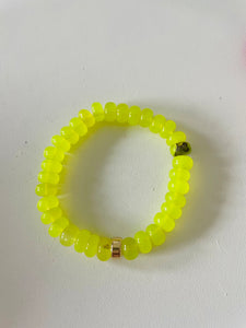 Glow girl neon bracelet collection