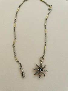 Vintage starburst necklace