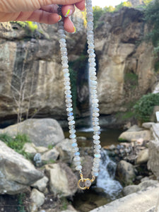 Labradorite good vibes necklace