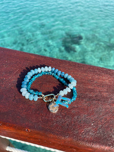 Double wrap tahiti bracelet