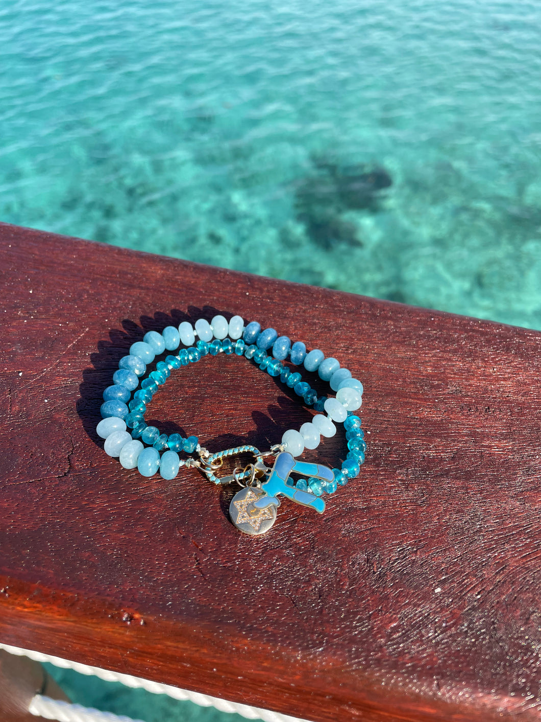 Double wrap tahiti bracelet