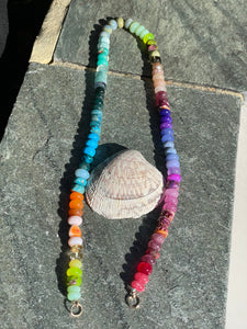 Tide pools gemstone necklace