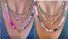 Load image into Gallery viewer, Hollywood gemstone necklace
