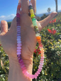 Spring bouquet stacked necklace