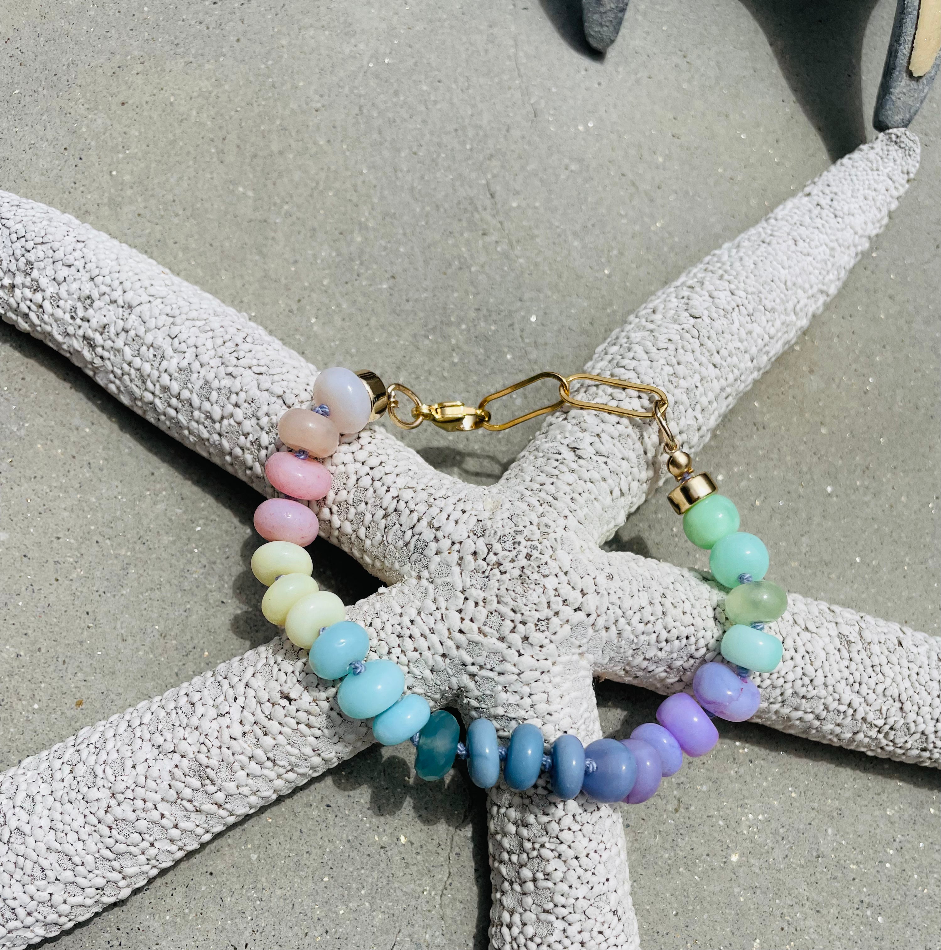 Unicorn pastel bracelet or extender