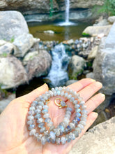 Load image into Gallery viewer, Labradorite good vibes necklace
