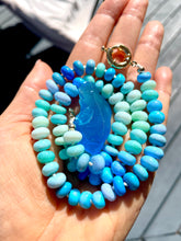 Load image into Gallery viewer, Sea glass opal necklace
