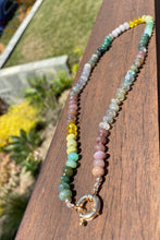 Load image into Gallery viewer, Lake Geneva gemstone necklace
