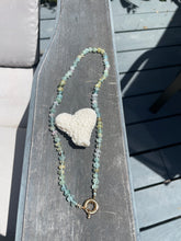 Load image into Gallery viewer, “Mayim”Aquamarine gemstone necklace
