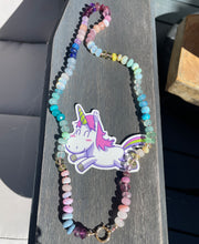 Load image into Gallery viewer, Unicorn gemstone necklace
