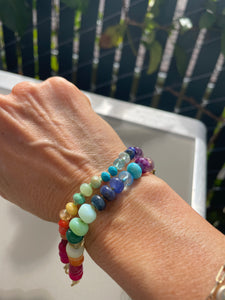 Gemstone halfsie bracelets