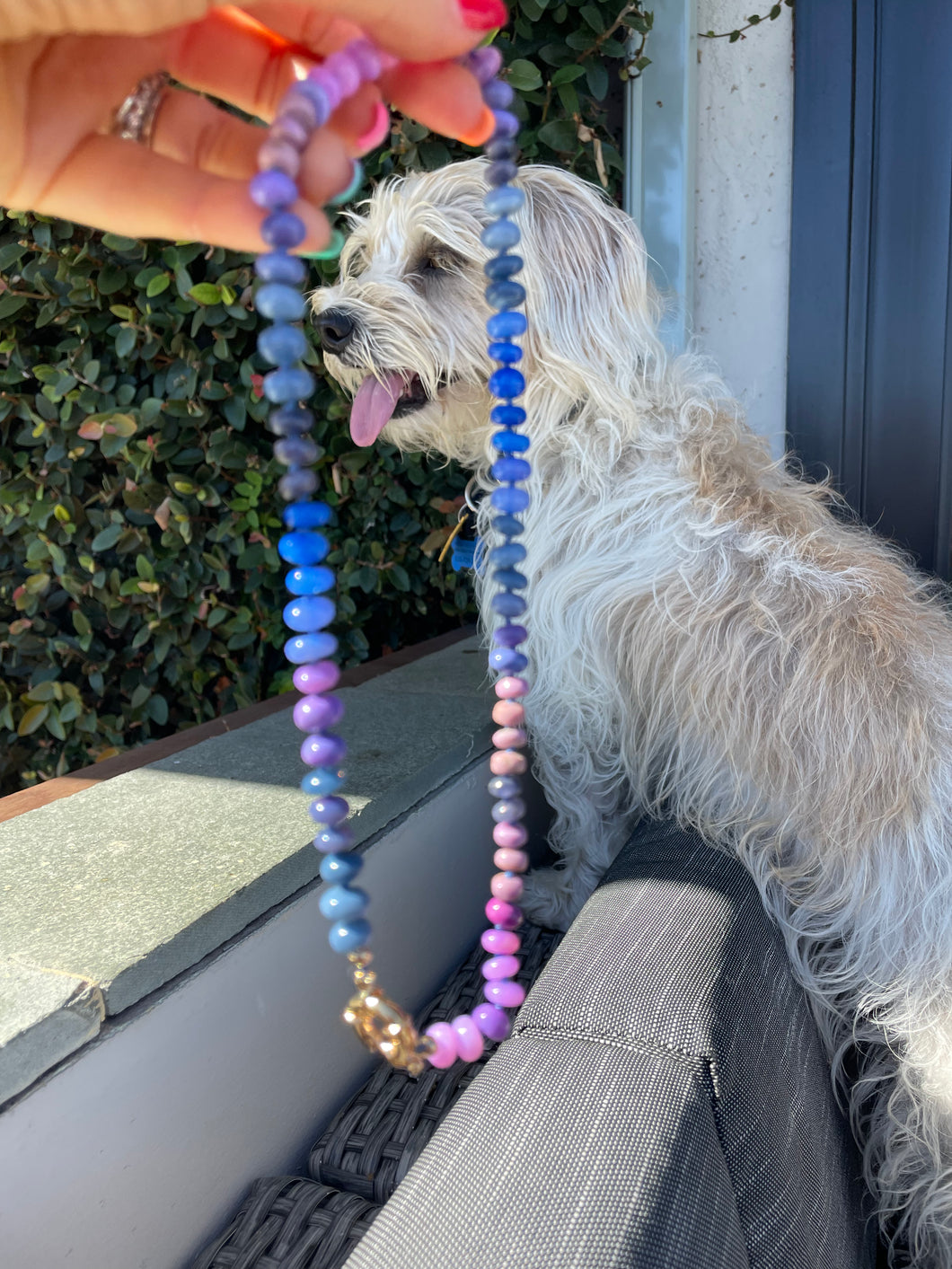 Smokey gemstone necklace