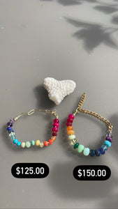 Gemstone halfsie bracelets