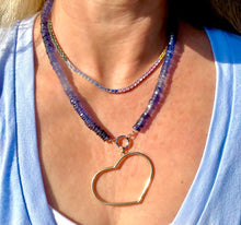 Load image into Gallery viewer, Ombré shaded sapphire necklace
