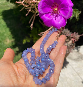 Very Periwinkle moonstone Necklace