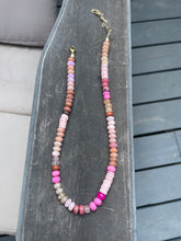 Load image into Gallery viewer, Pink dunes rustic necklace
