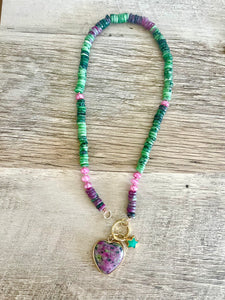 Zoisite necklace