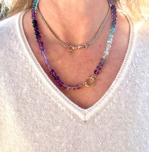 Load image into Gallery viewer, Abalone gemstone necklace
