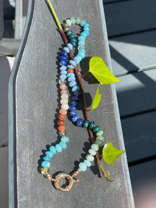 Mother Earth gemstone necklace