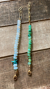 Summer gemstone bracelets