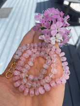 Load image into Gallery viewer, Eternity Rose gemstone necklace
