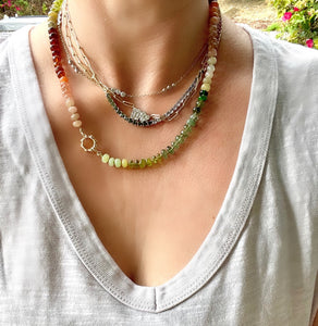 Lakeview gemstone necklace