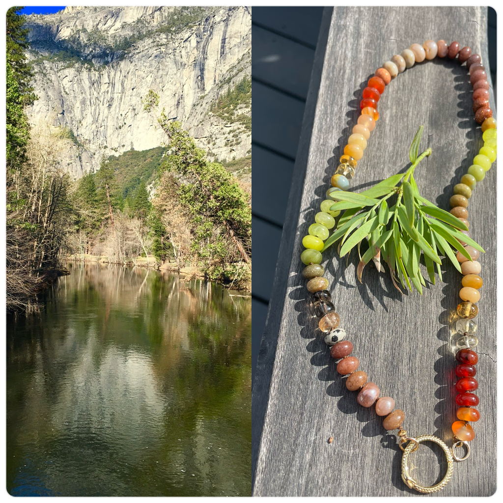 Yosemite gemstone necklace