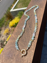 Load image into Gallery viewer, “Mayim”Aquamarine gemstone necklace
