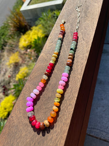 Summer of Love gemstone necklace