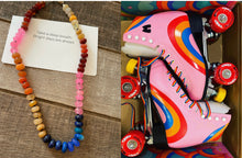 Load image into Gallery viewer, Roller derby necklace
