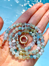 Load image into Gallery viewer, “Mayim”Aquamarine gemstone necklace
