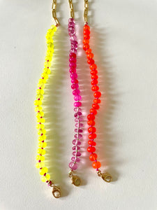 Glow girl neon bracelet collection