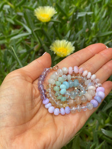 Celina pastel gemstone necklace