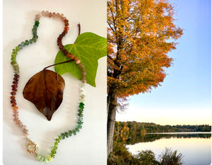 Lakeview gemstone necklace