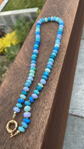 Jolly rancher candy gemstone necklace